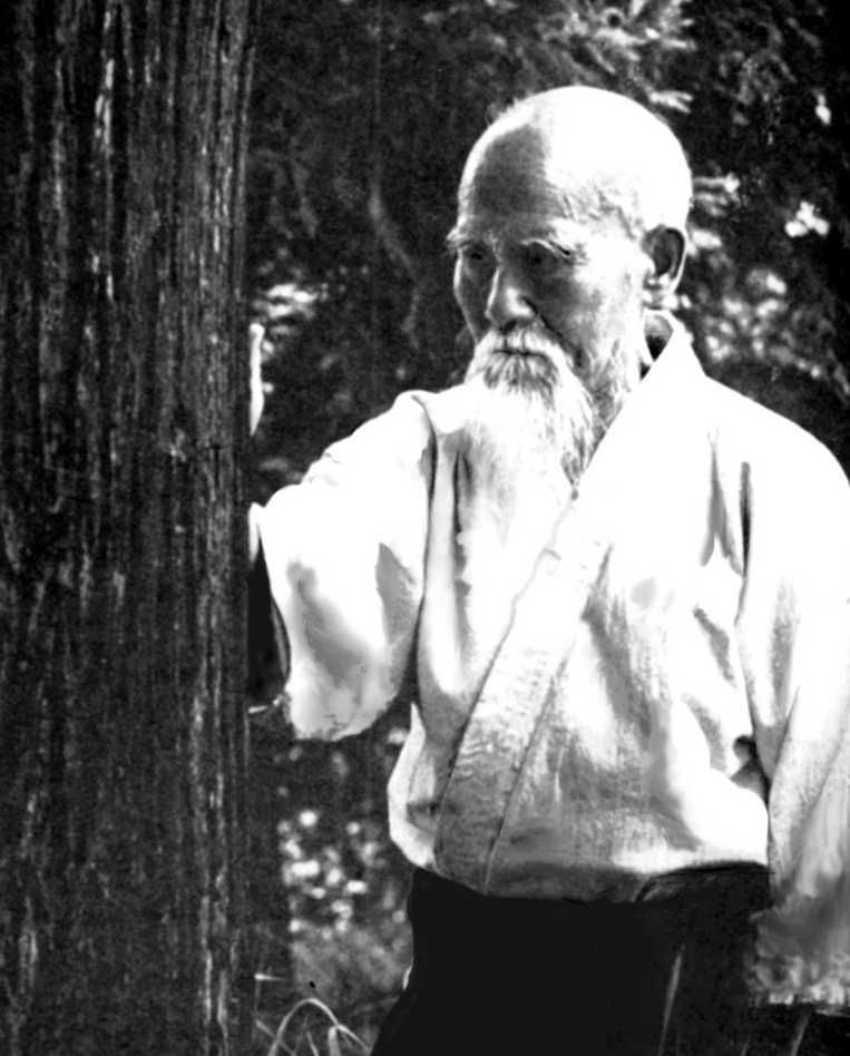 Portrait de Morihei Ueshiba