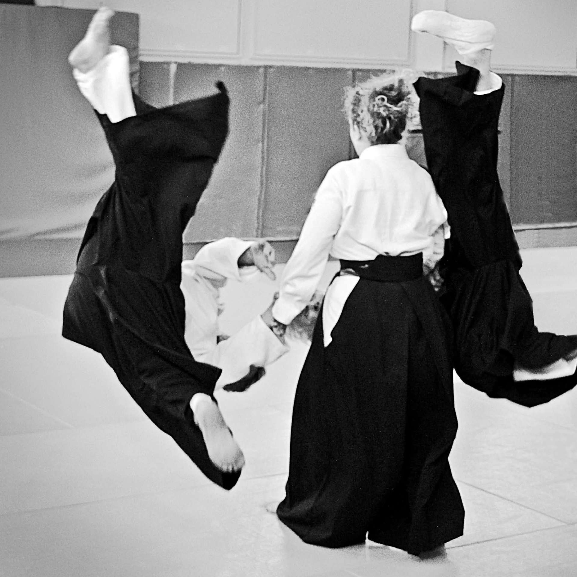 Pratique d'aïkido — mouvement circulaire